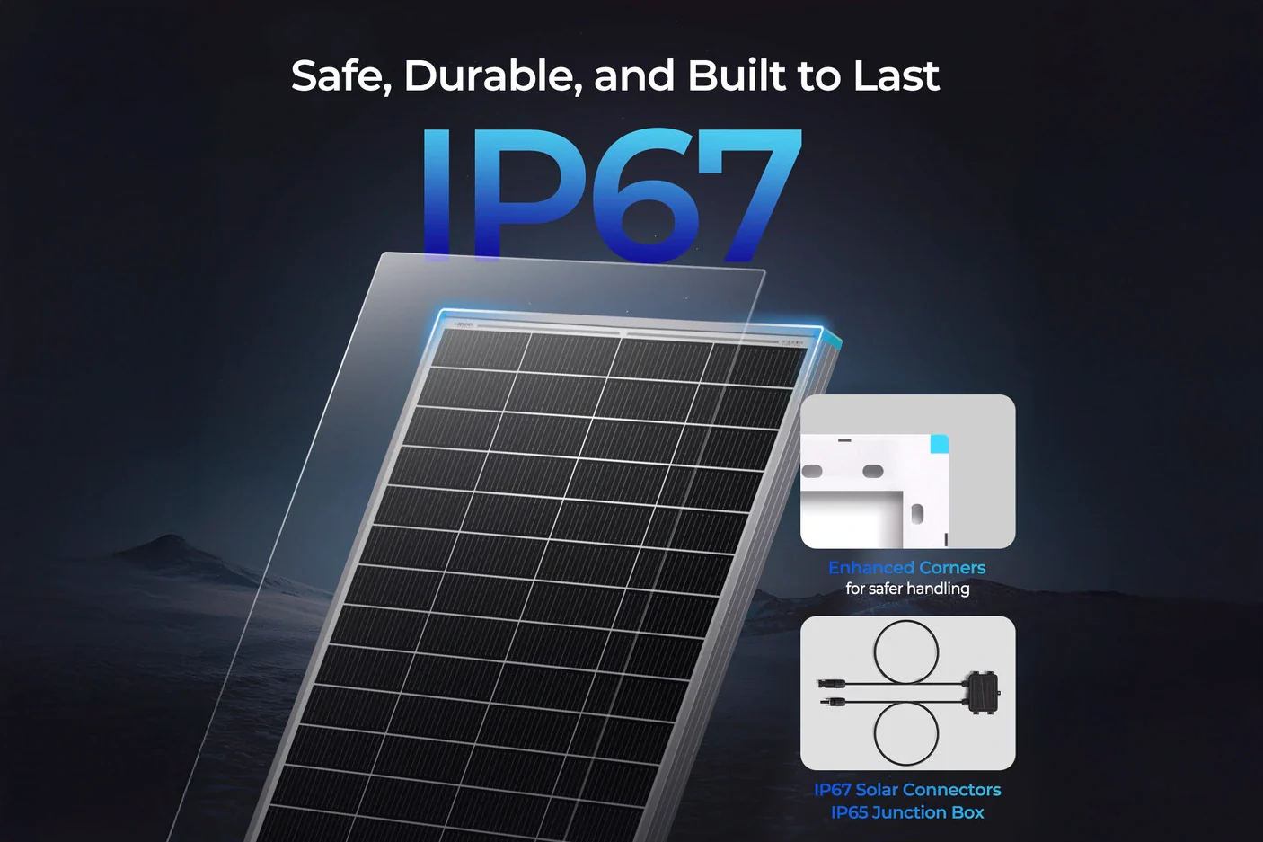 Renogy 175 Watt N-Type 16BB Solar Panel | 12V - Image 6